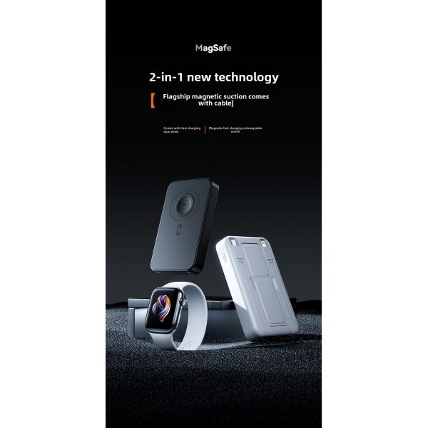 Best Sellers 22.5W Fast Chargering Magnetic Power Bank Wireless Charger Fast Charge Powerbank 10000mah With USB Type C