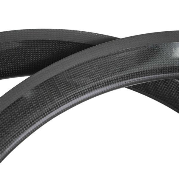 100% Hand built cheap 3K/MATT Wheel 50mm*23mm 700c full carbon rim clincher road bike Rims