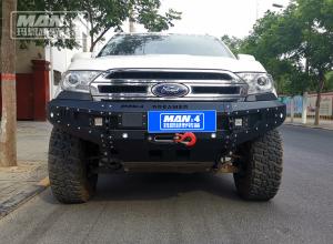 Q235 4x4 Ford Everest Front Bumper Compatible Winch Powder Coated