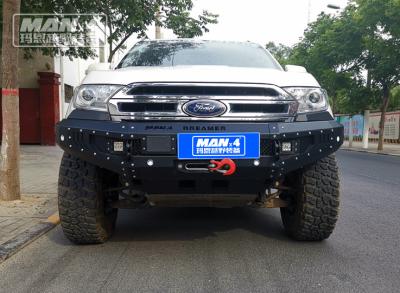 Q235 4x4 Ford Everest Front Bumper Compatible Winch Powder Coated