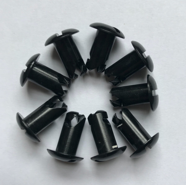 Bouton DZUS en aluminium noir pour le remplacement de pièces de voiture de course