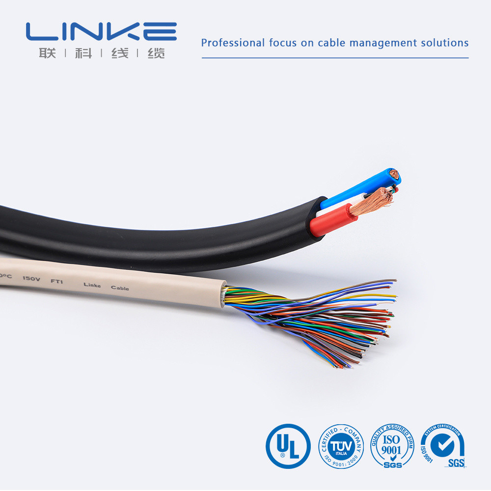 Electric Wire High Temperature Cable UL 200c with PVC Sheath and FEP Insulation