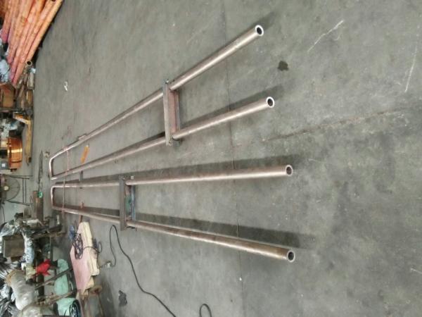 C71500 Copper Nickel 90/10 U Shaped Metal Pipe 2 SCH40 8000mm For Connection