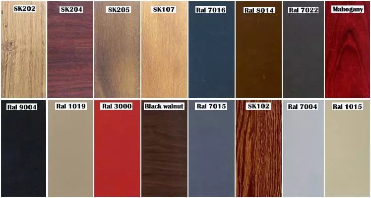 Мотор управляя безопасностью изолировал алюминиевые двери гаража ролика с деревянным финишем