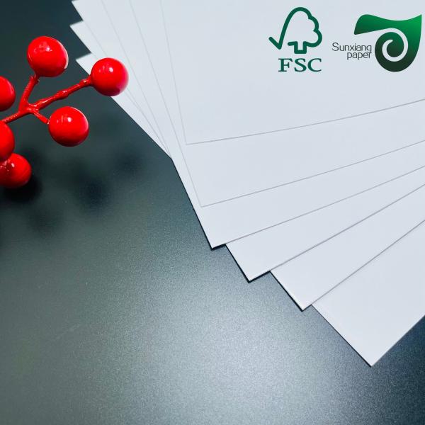300gr 310gr Double Sided Glossy Cardboard Paper 70cm 100cm Kink Resistant