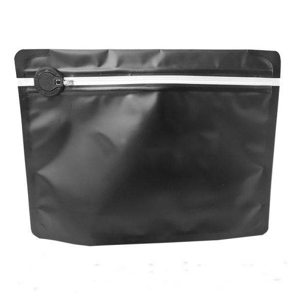 Aluminum Foil Matte Black Plastic Slider k Mylar Bags Childproof Exit Packaging
