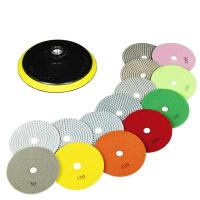 Placa de revestimento protetor seca do granito 3000 Grit Diamond Polishing Pad Set With