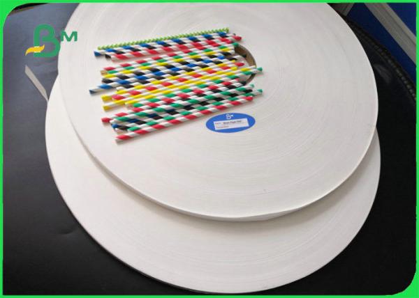 Eco - Friendly & Safe Ink Degradable Printable Food Grade Paper Roll For Paper Straws