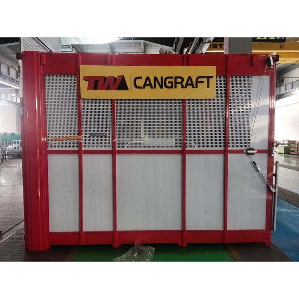 rack and pinion construction hoist,VFD Control, hot dip galvanized 2000kg