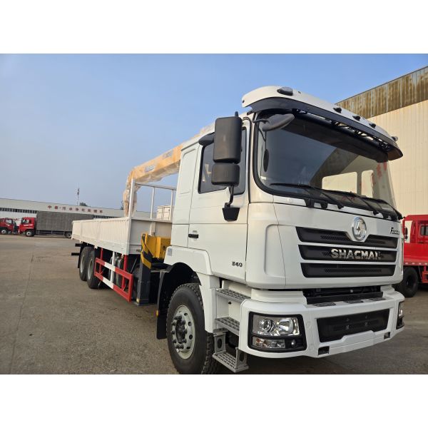 SHACMAN F3000 6X4 12Ton Knuckle Boom Truck Mounted Crane 340HP Foldable Articulated Self Loader