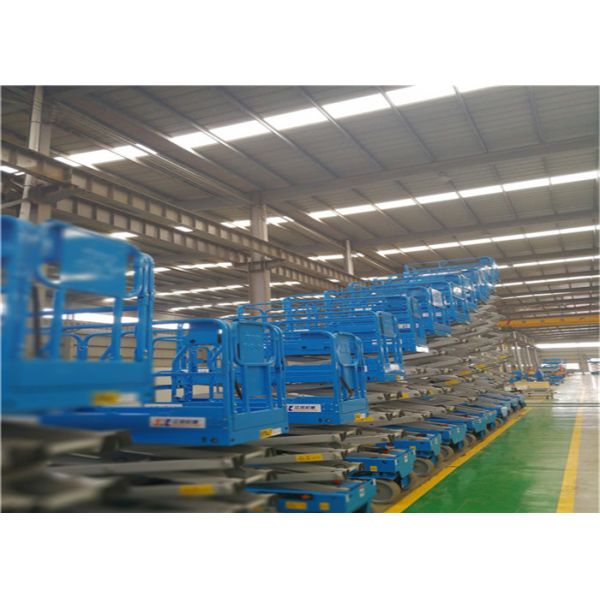 Hydraulic Scissor Lift Platform Cart 10m Environmentally Friendly Energy Saving