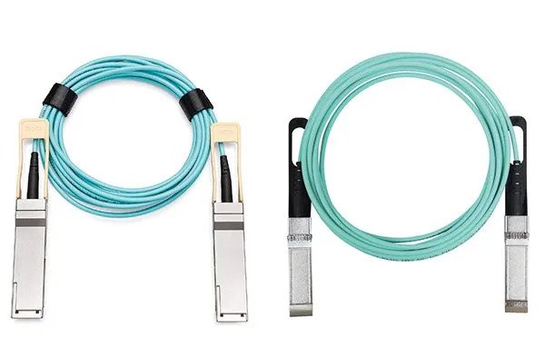 40G QSFP+ К оптическому кабелю MMF проламывания 4×SFP+ активному