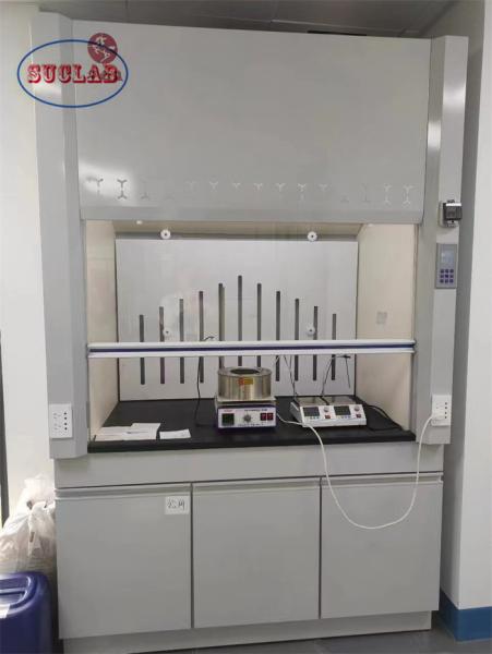 Capuz de fumo de laboratório resistente a produtos químicos Capuz de fumo branco - Sistema de filtro de carbono ativado/HEPA eficaz