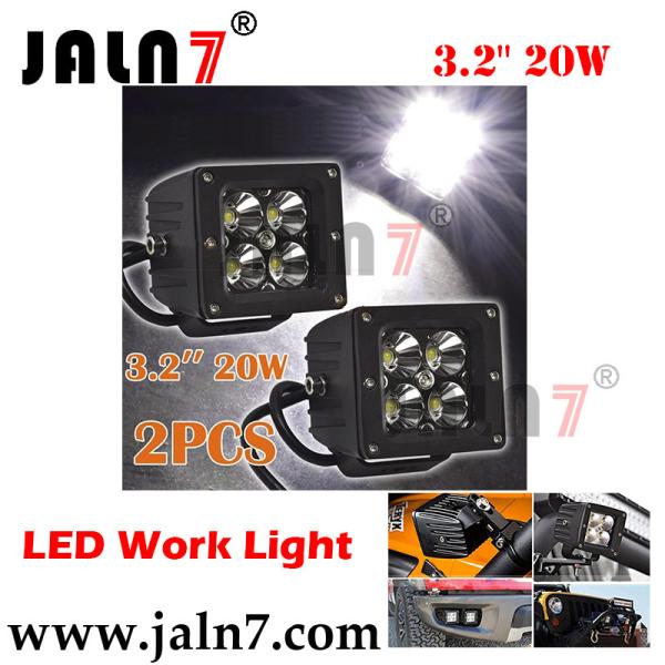 Led Work Light JALN7 12W 3.2Inchs Car Driving Lights Fog Light Off Road Lamp Car Boat Truck SUV JEEP ATV Led Light