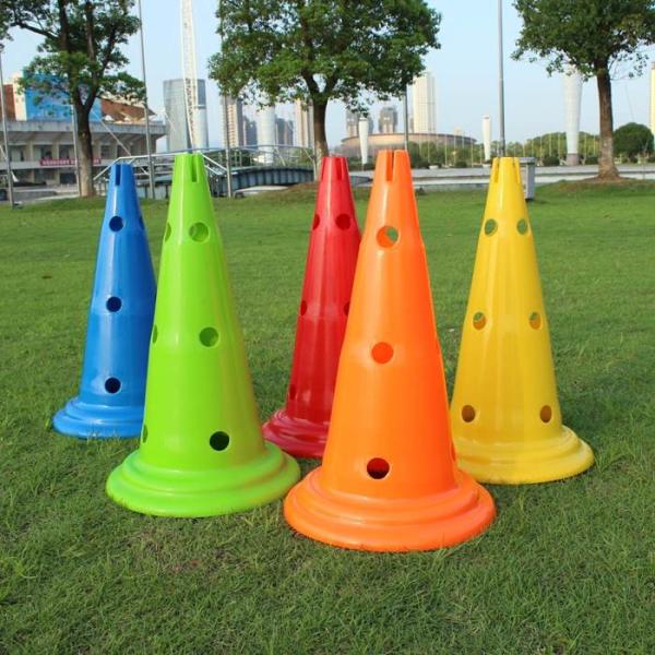 Round Bottom Soccer Training Equipment 30cm 50cm Sports Training Cones