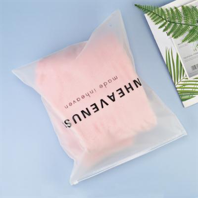 Sacos de EVA Slider Zip Lock Plastic, Matte Frosted Garment Packing Bags