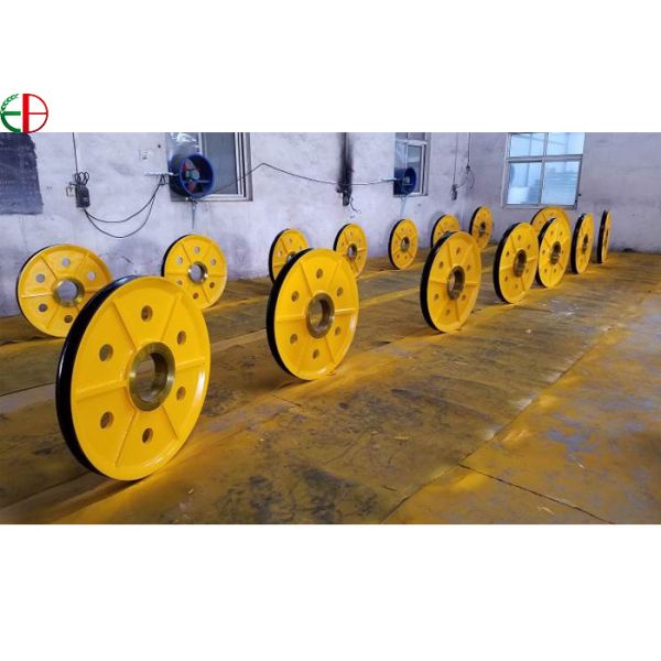 D505x63mm 45 Carbon Steel Custom Open Die Forging Sheave Cast Steel Rope Sheave