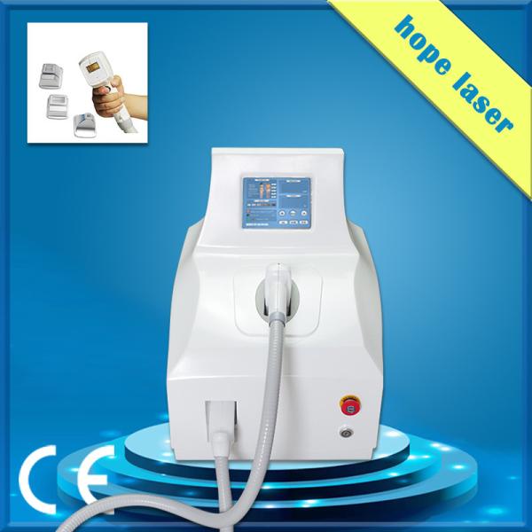 Diode soprano professional laser hair removal machine with 3 spot size heads