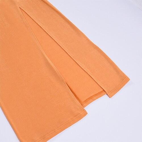 OEM maufactory Holiday style shoulder hollow polyester sleeveless  women's sexy skirt fashion hot girl slim skirt