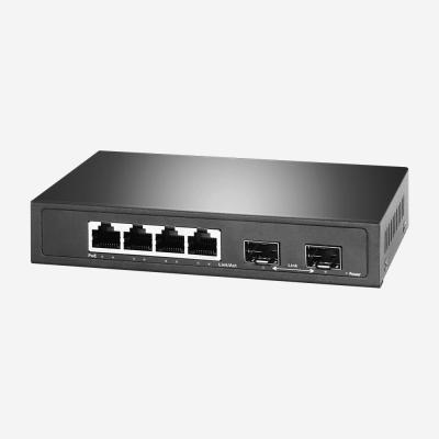 Refrigerar Fanless Unmanaged de 10/100/1000M Gigabit Ethernet Switch para redes do negócio