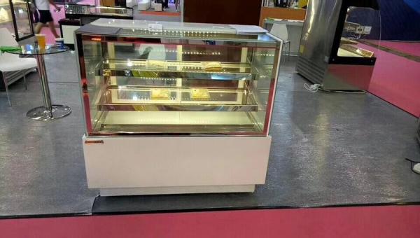 Table cabinet right Angle rear door air cooled cake crisper display cabinet