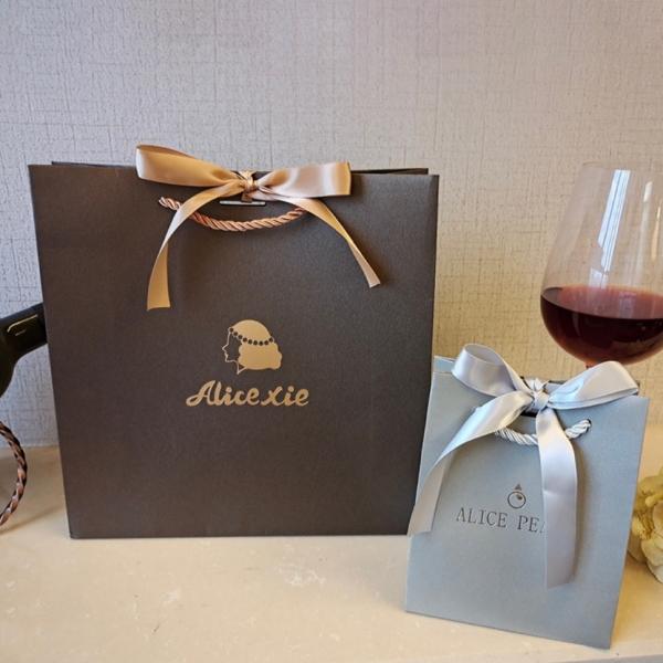 Luxury Gift Bag Collection Premium Custom Gold Foil Packaging Natural Jute Handles
