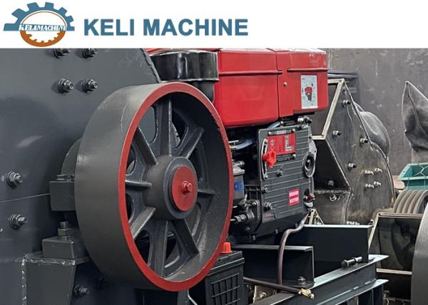 5-10Ton/Hour Hammer Mill Crusher 200mm Feed Particle Size