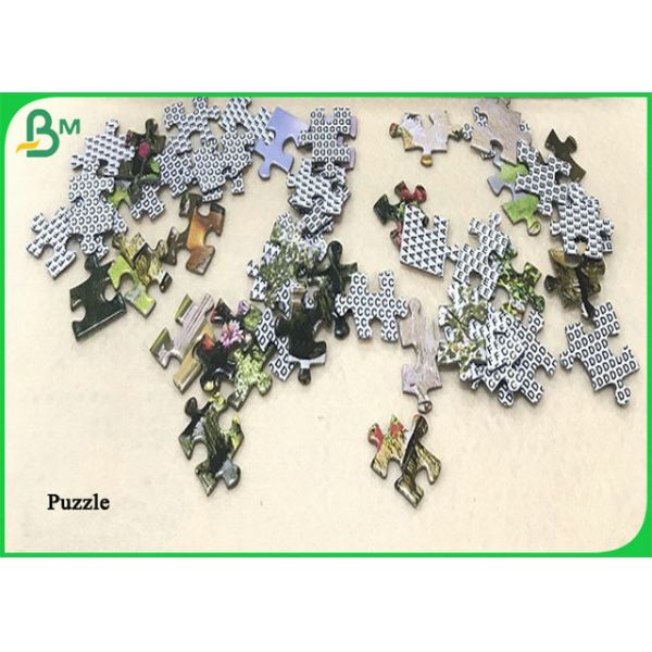 350g 400g 450g Grey Color Foodgrade Puzzle Board For Baby Puzzles Making