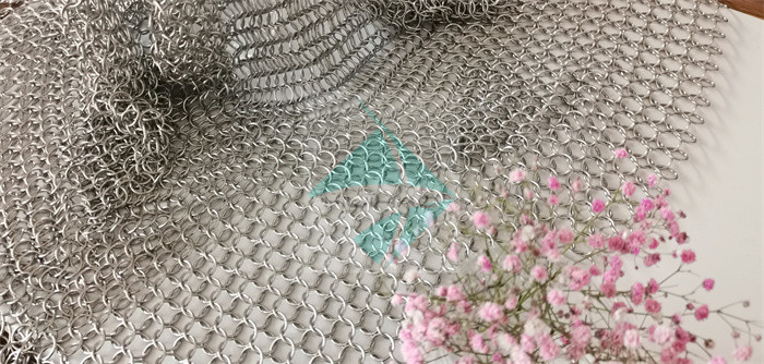 304 Ss приковывают Drapery сетки металла кольца почты для украшения Drivider