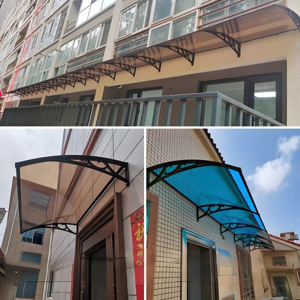 2.5mm Solid and 5.0mm Hollow Thickness Of Board PC Canopy Noise Reducing Feature Free Polycarbonate Sheet Sample Included