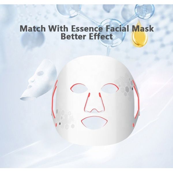 Portable Beauty Equipment LED Light Therapy Face Mask for Whitening and Acne Treatment