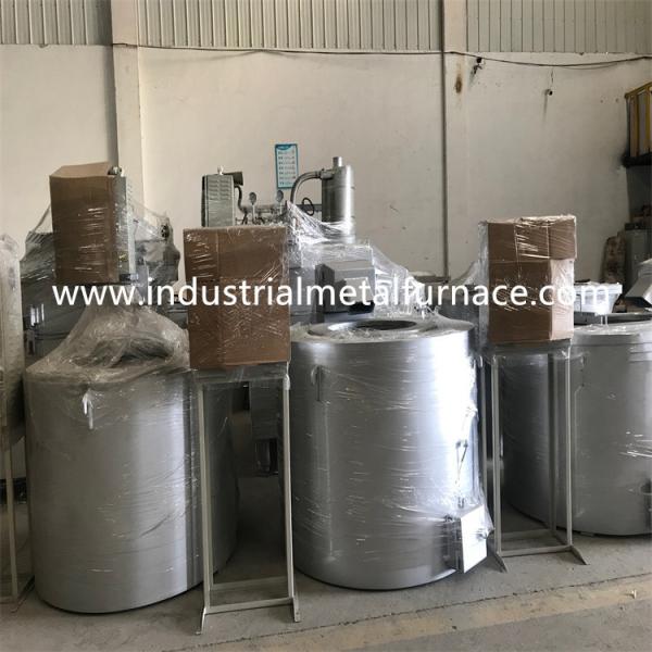 500kg/H 1000KG que inclina a indução de derretimento de alumínio da fornalha industrial da fusão do metal