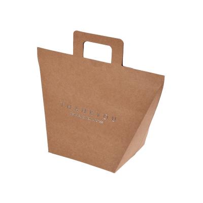 Cadeau de fête en vrac Sacs en papier kraft brun pour les collations