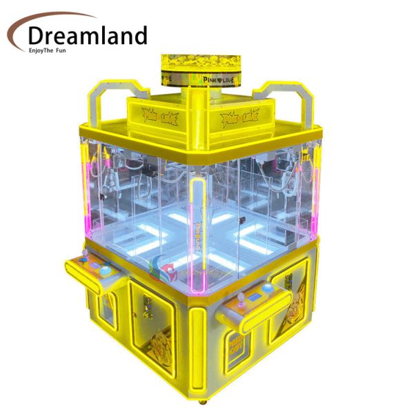 Dreamland Coin Operated Luxury Toys Party Machine 4 Players Mid Island Claw Machine for Coin Operated Arcade Game Centers