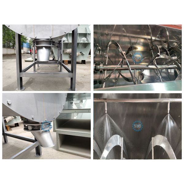 Stainless Steel Carbon Steel Dry Mortar Mixer Machine Dry Food Feed Production Line
