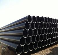 la couture droite de rond de noir de 8mm api 5L Psl2 X42 a soudé