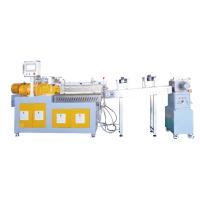 Extrusor de pellets de plástico soluble en agua PVA máquina de enfriamiento por aire rosca doble tornillo