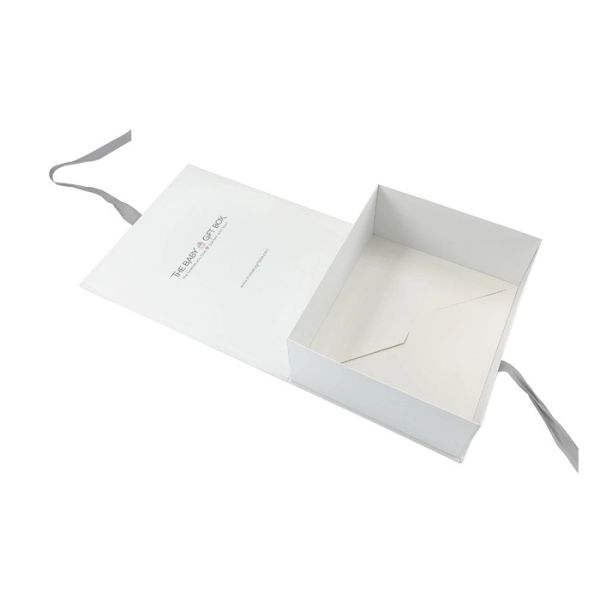 Foldable Flip CMYK 350g Paper Gift Packaging Box 30*25*18CM