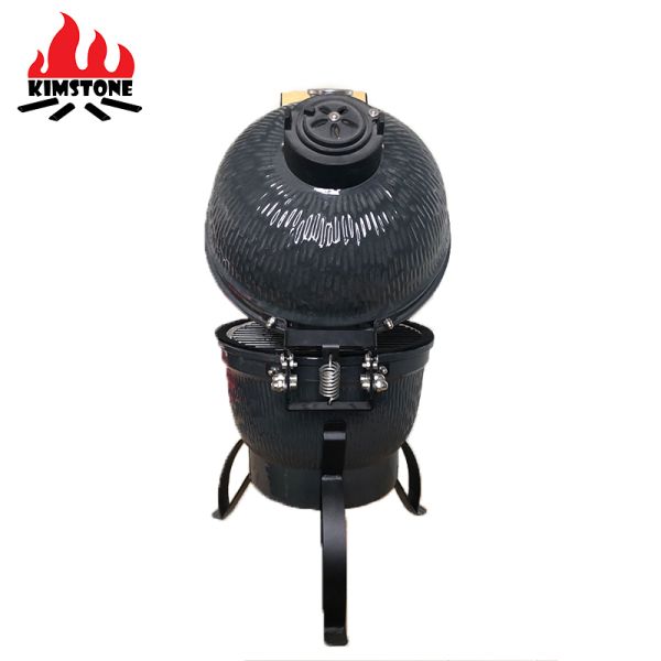 Auplex Kimstone Kamado Style Ceramic  Smoker Bbq Grill 13 Inch Charcoal Bbq Grill