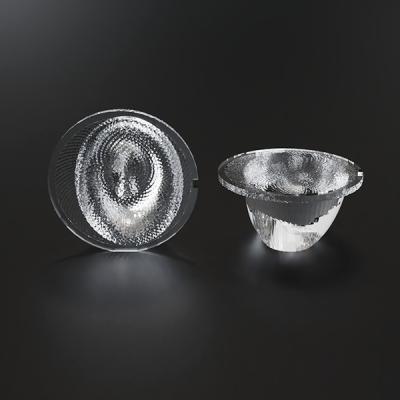 COB Lentilles LED pour la salle de bain Lampes miroir lumière avant PMMA Matériau TIR Lentille optique
