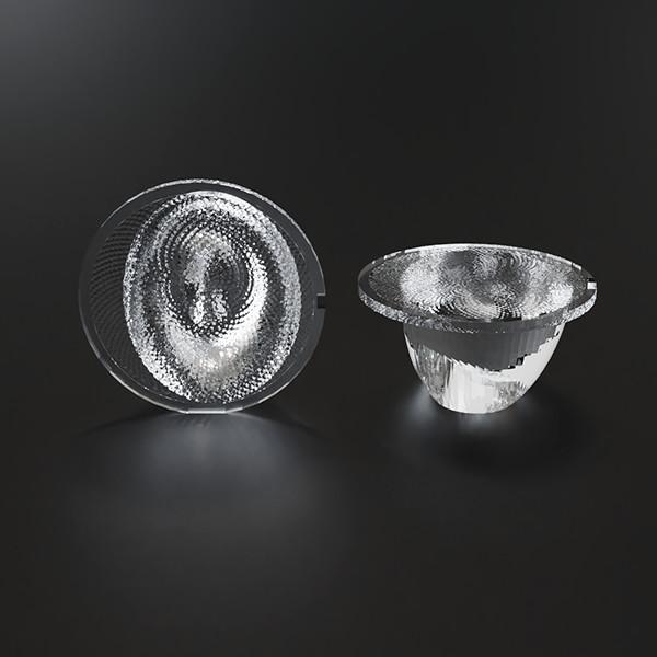 COB LED Lenses For Washroom Lamp mirror front light PMMA Material TIR Optic Lens