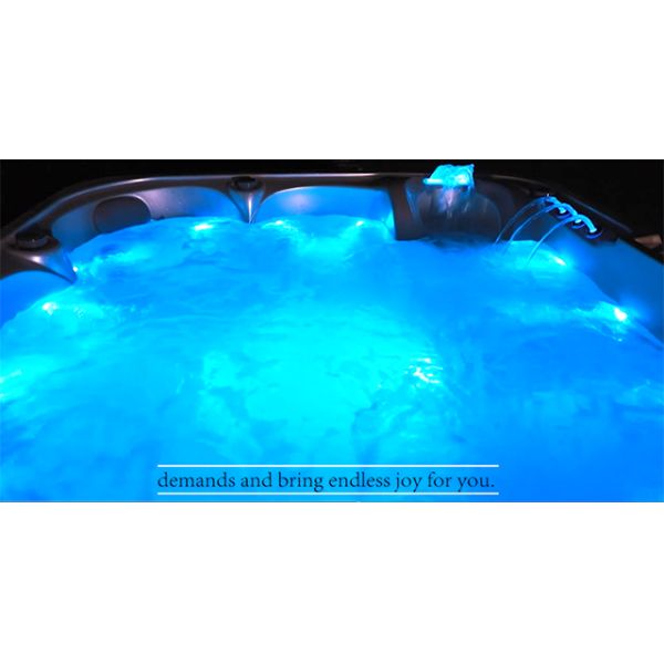 WiFi-Enabled 5 Persons Hot Tub Modern Design Outdoor Garden Acrylic Massage Spa Tub with CE/ETL/SAA/ISO Certification