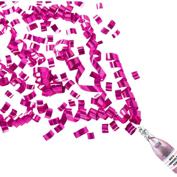 9505900000 20cm Metallic Streamer Champagne Party Confetti Cannon