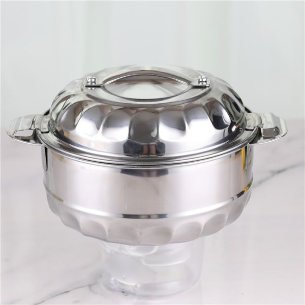 Wholesale 6pcs insulated stock pot set quality double wall cookware set with lid