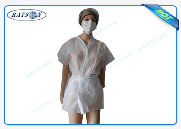 Filme laminado médico não tecido branco e azul do PE da tela não tecida dos PP para produtos do hospital