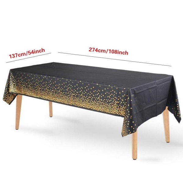 Colorful PEVA / Vinyl Tablecloth 54'X108' For Birthday Party