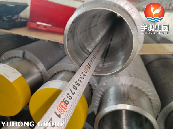 Tube sans soudure en acier allié, ASME SA335 P9, Tube à ailettes pleines, Pour système HRSG