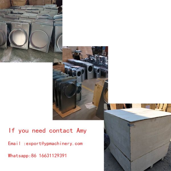 Manual Galvanized Dust Collection Blast Gate Carbon Steel 80 - 300mm