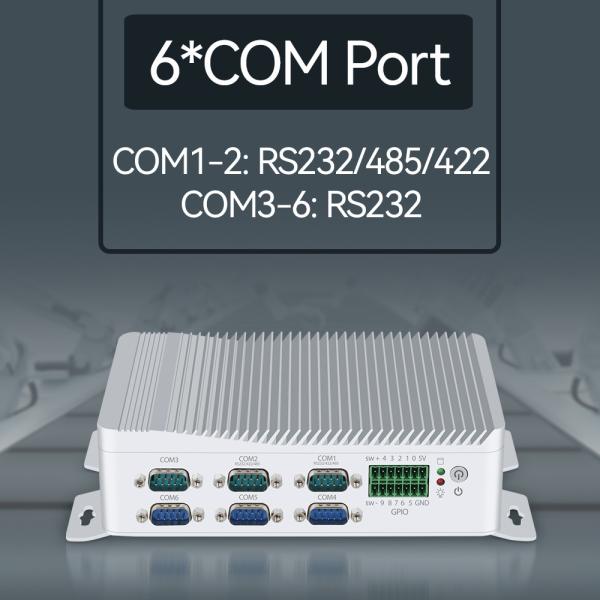デュアルLAN 6COM 産業用PC インテルセレロンJ1900プロセッサとコアシリーズプロセッサ