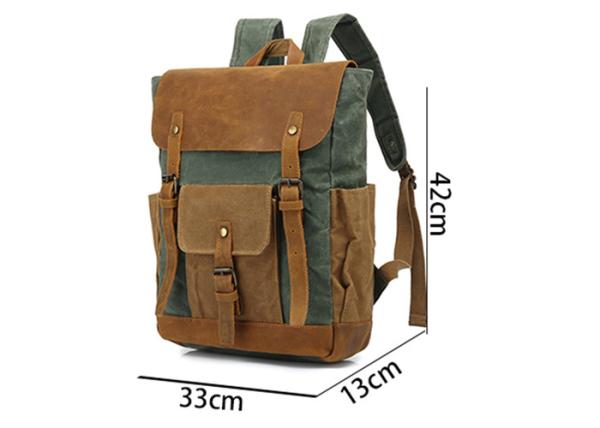 Magnetic Snap Travel Duffel Backpack